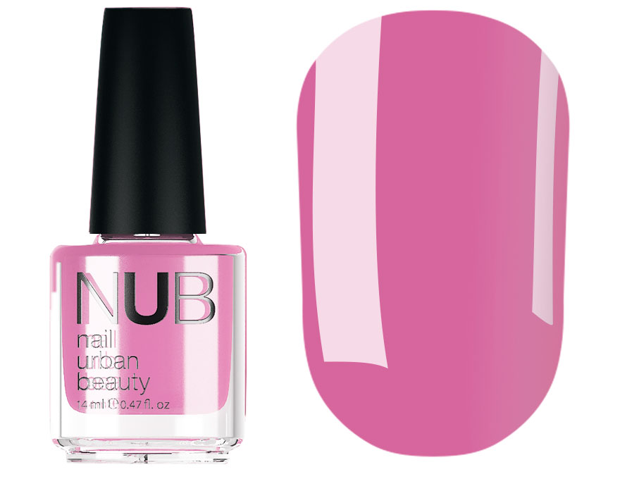 Nail polish NUB 017 Twisted Mind (deep pink, enamel), 14 ml