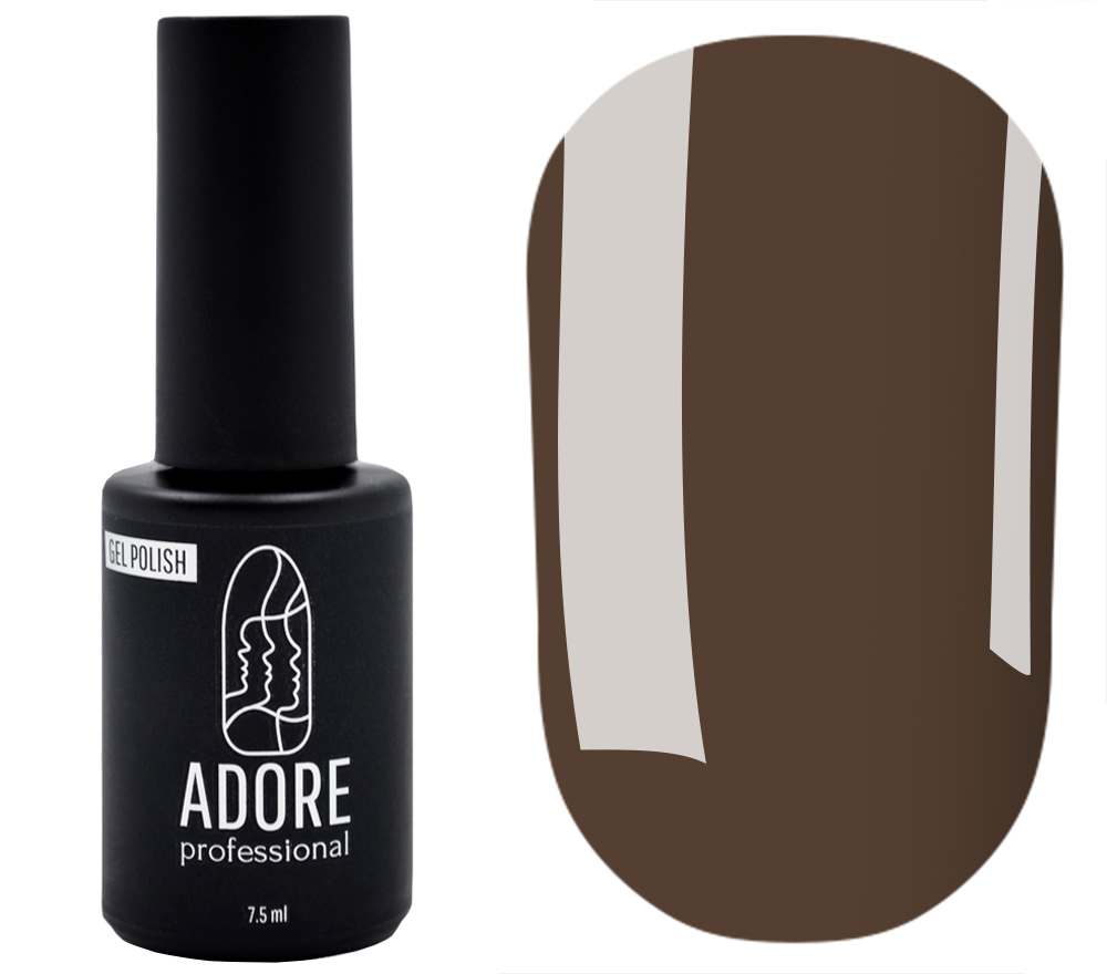 Gel Polish ADORE Professional No. 467 (brown, enamel), 7.5 ml