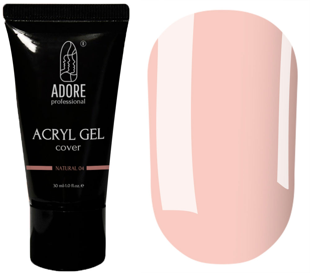 ADORE Acryl Gel №004 (натурально-розовый), 30 мл