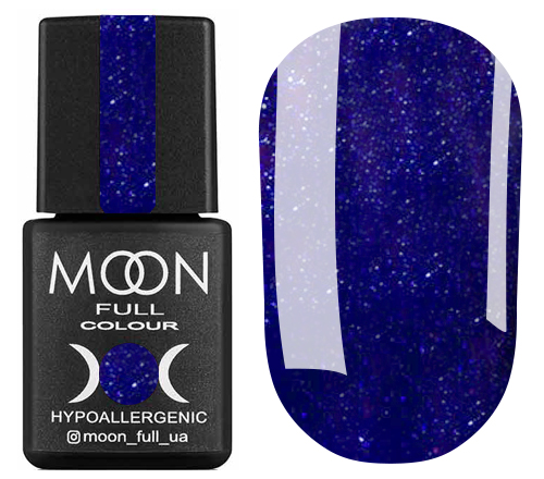 MOON FULL color Gel polish No. 174 gel-varnish (sapphire, micro-shine), 8 ml
