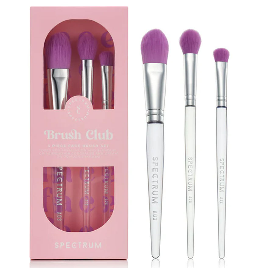 Spectrum набір пензлів для макіяжу 3 Piece Face Brush Set