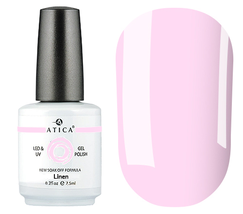 Atica Linen GPM58 gel-varnish (light pink, enamel), 7.5 ml