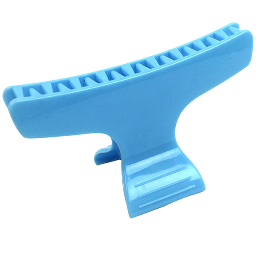 Hair clip (plastic crab), blue, 9.5 cm