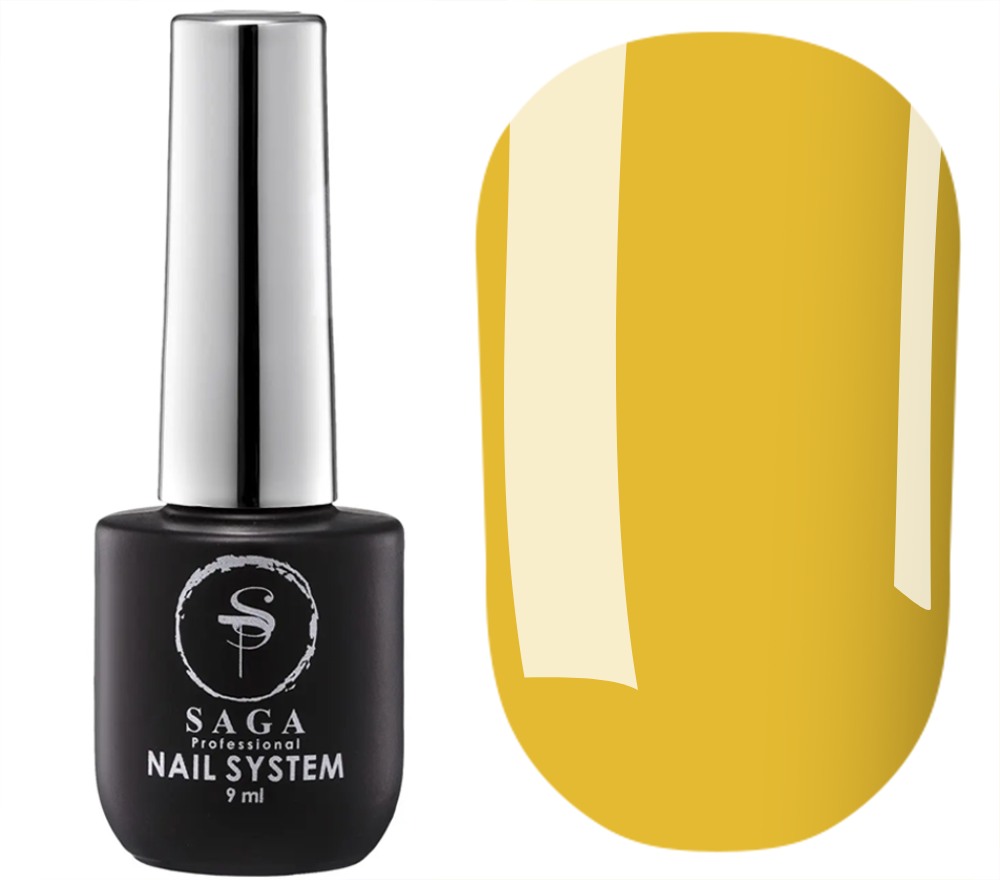 SAGA professional tropical BASE з пензликом 5 (жовтий, неоновий), 9 мл