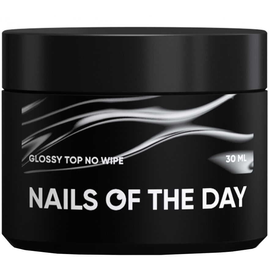 Nails Of The Day Top Glossy no wipe – glossy top without a sticky layer with a UV filter, 30 ml Nails Of The Day Top Glossy no wipe – glossy top without a sticky layer with a UV filter, 30 ml