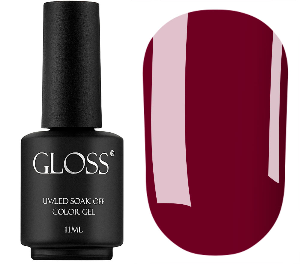 Gloss Gel polish No. 121 gel-varnish (pink translucent, for a jacket, enamel), 11 ml