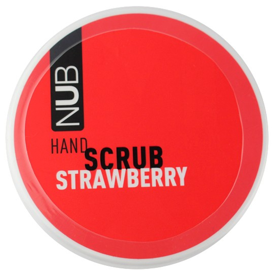 NUB Spa Care Hand Scrub Strawberry - hand scrub, 200 ml