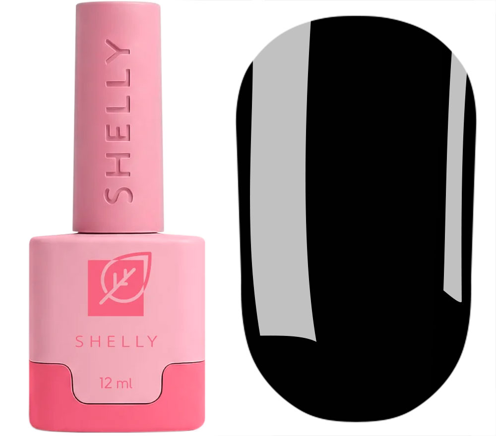 Shelly Гель-лак Ultra Black 02, 12 мл