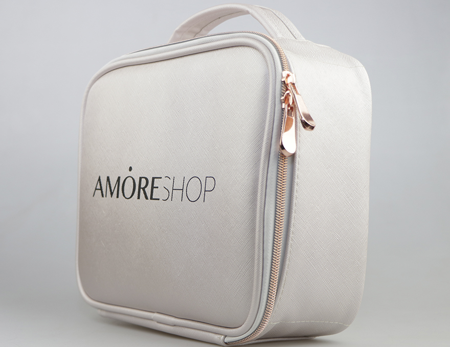 Cosmetic bag Amoreshop, light pink, 250 * 210 * 100 cm