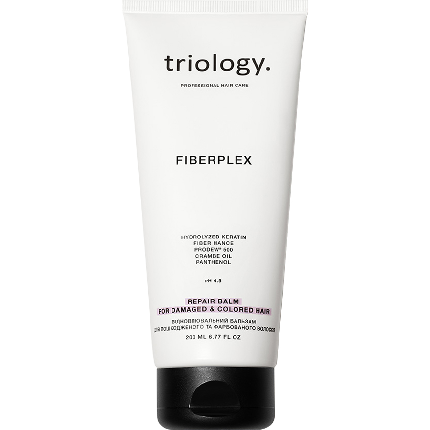 Triology Відновлювальний бальзам для пошкодженого та фарбованого волосся Fiberplex, 200 мл