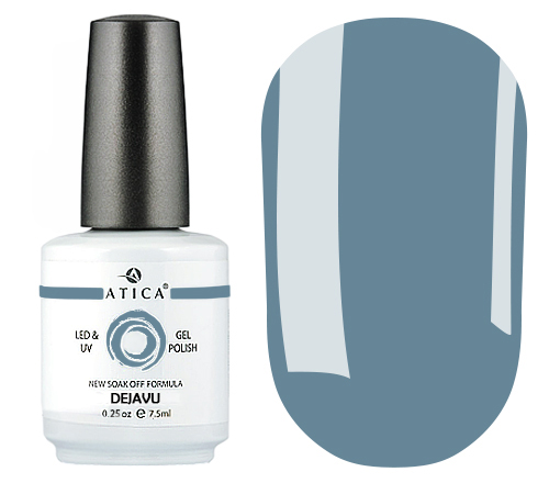 Atica Deja Vu GPM159 gel varnish (dark blue, enamel), 7.5 ml