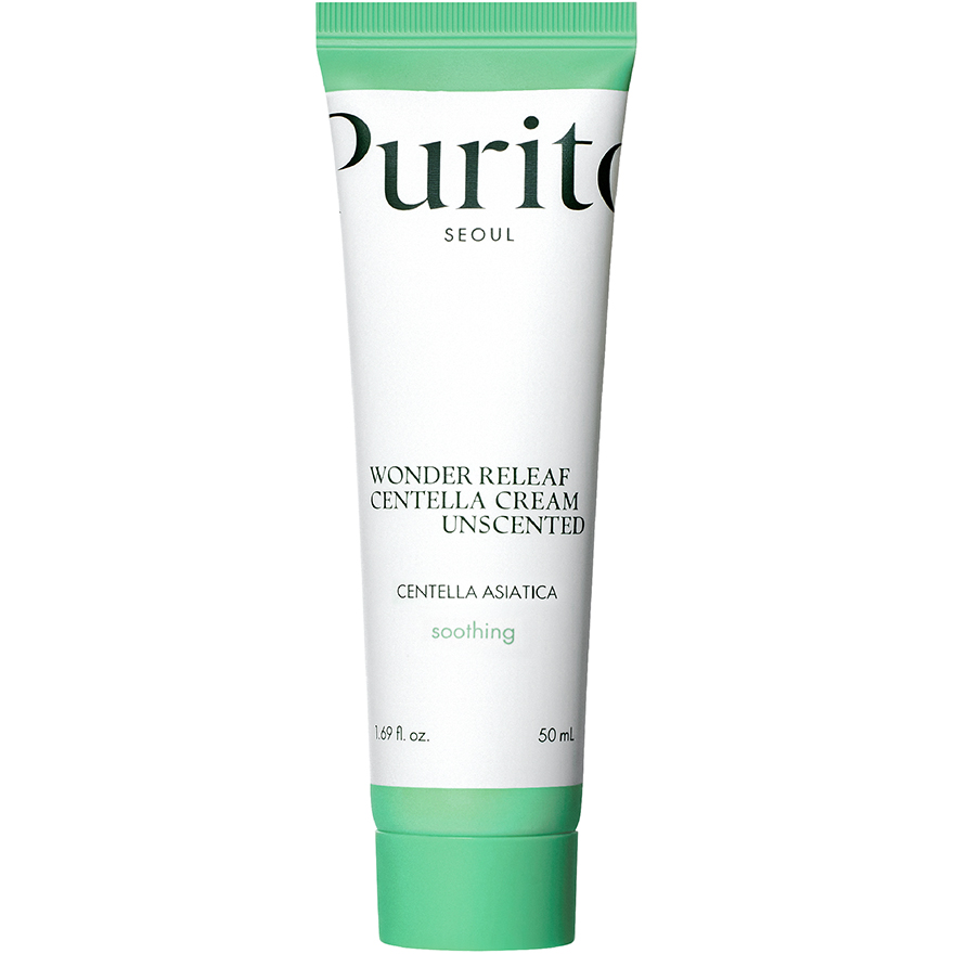 Purito Centella Cream for sensitive skin Seoul Wonder Releaf Centella Cream Unscented, 50 ml