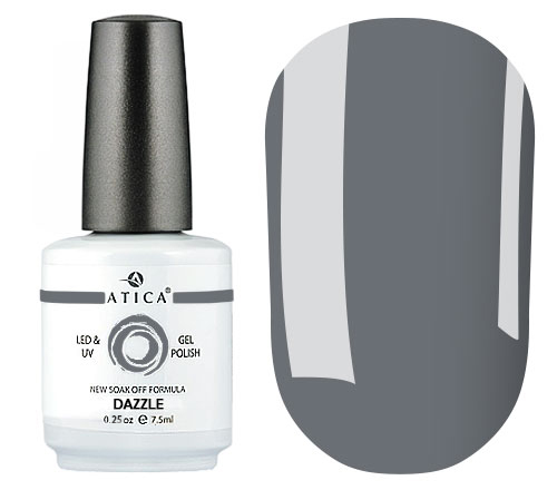 Atica Dazzle GPM176 gel-varnish (wet asphalt, enamel), 7.5 ml
