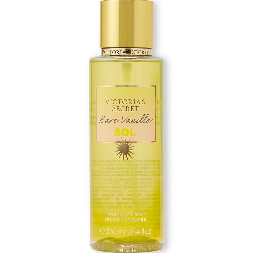 Victoria's Secret Body Spray Bare Vanilla Sol, 250 ml