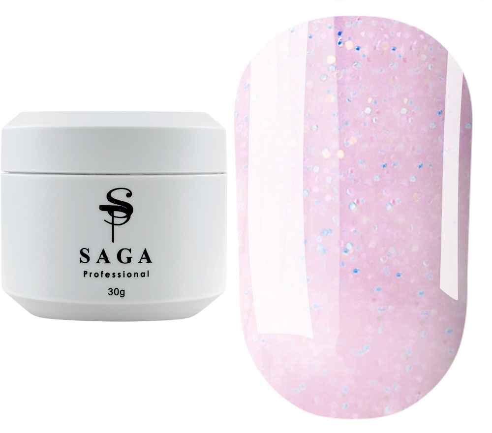 SAGA professional COLOR BASE 08 (light pink, microshine), 30 ml