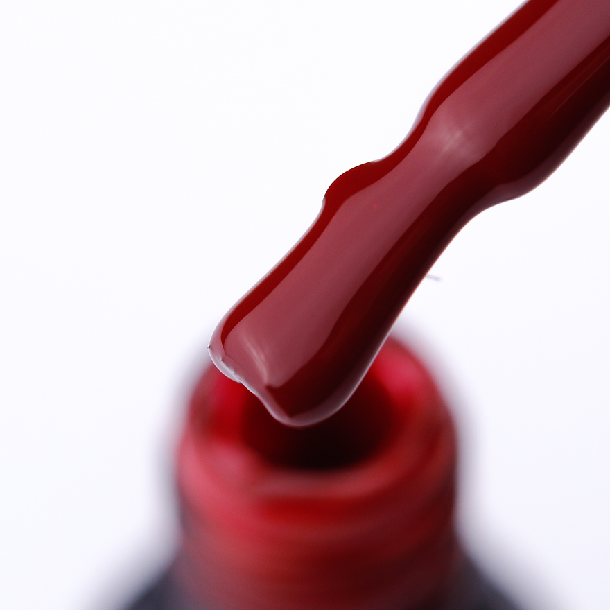Siller Gel Nail Polish No. 042 (deep burgundy, enamel), 8 ml