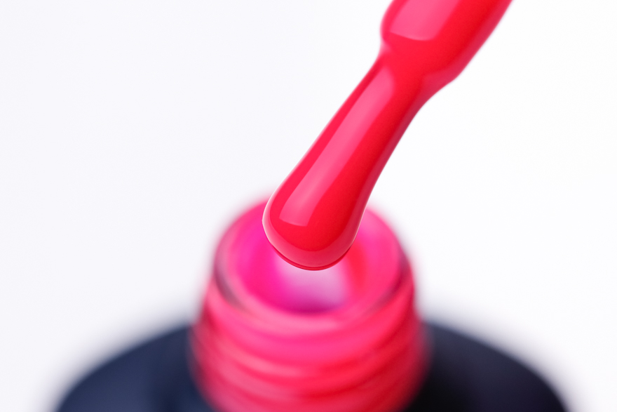 NUB 095 Los Angeles Minutes gel varnish (very bright pink, neon), 8 ml