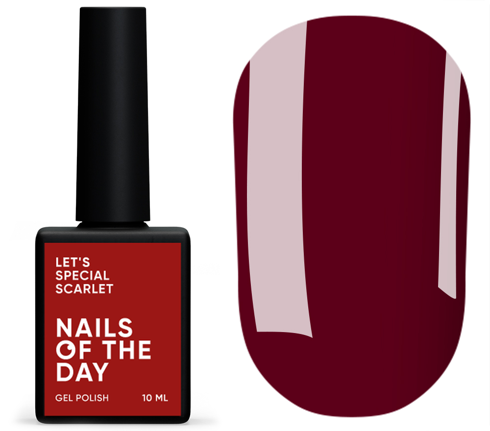 Nails Of The Day Гель-лак Let’s special Scarler, 10 мл