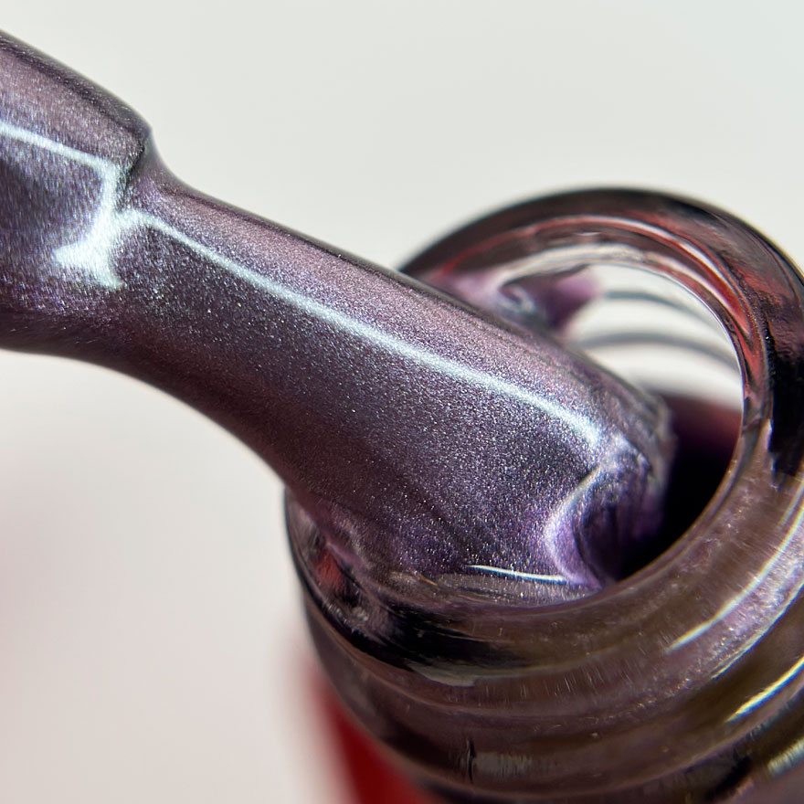Molekula DIAMOND gel varnish No. 501 (silver, with sparkles and mica), 6 ml