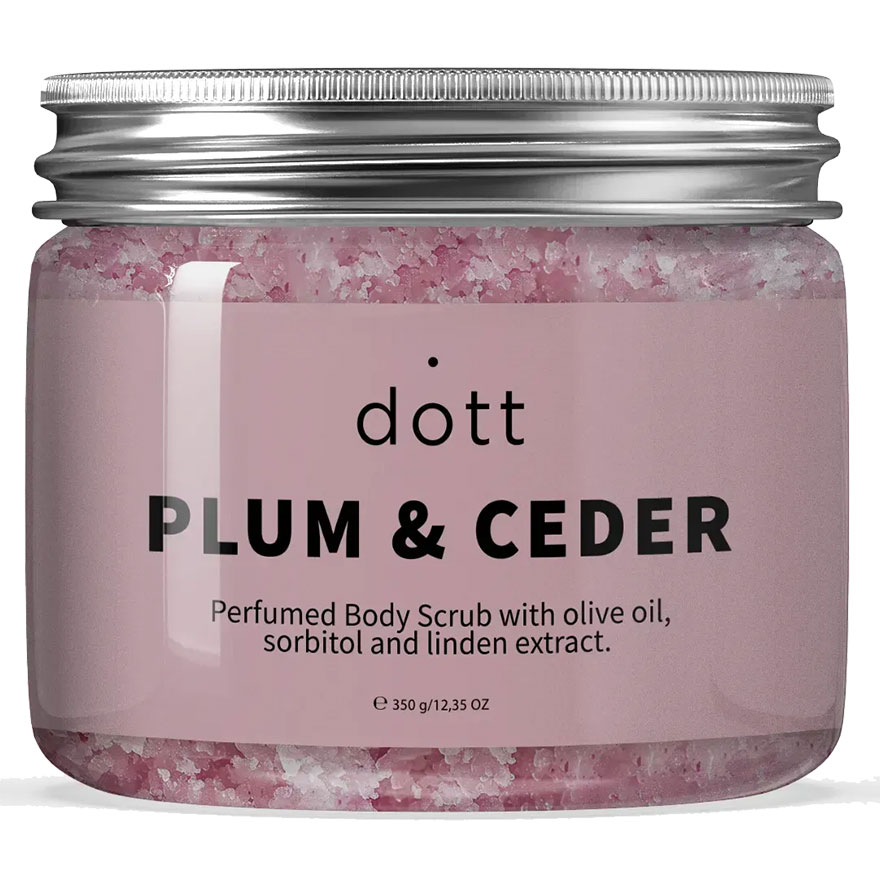 Dott Парфюмированный скраб для тела - PLUM & CEDAR, 350 г