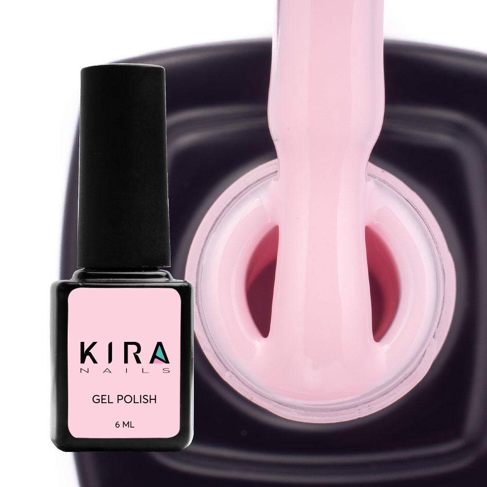 Гель-лак Kira Nails №140 (ніжно-рожевий, емаль), 6 мл