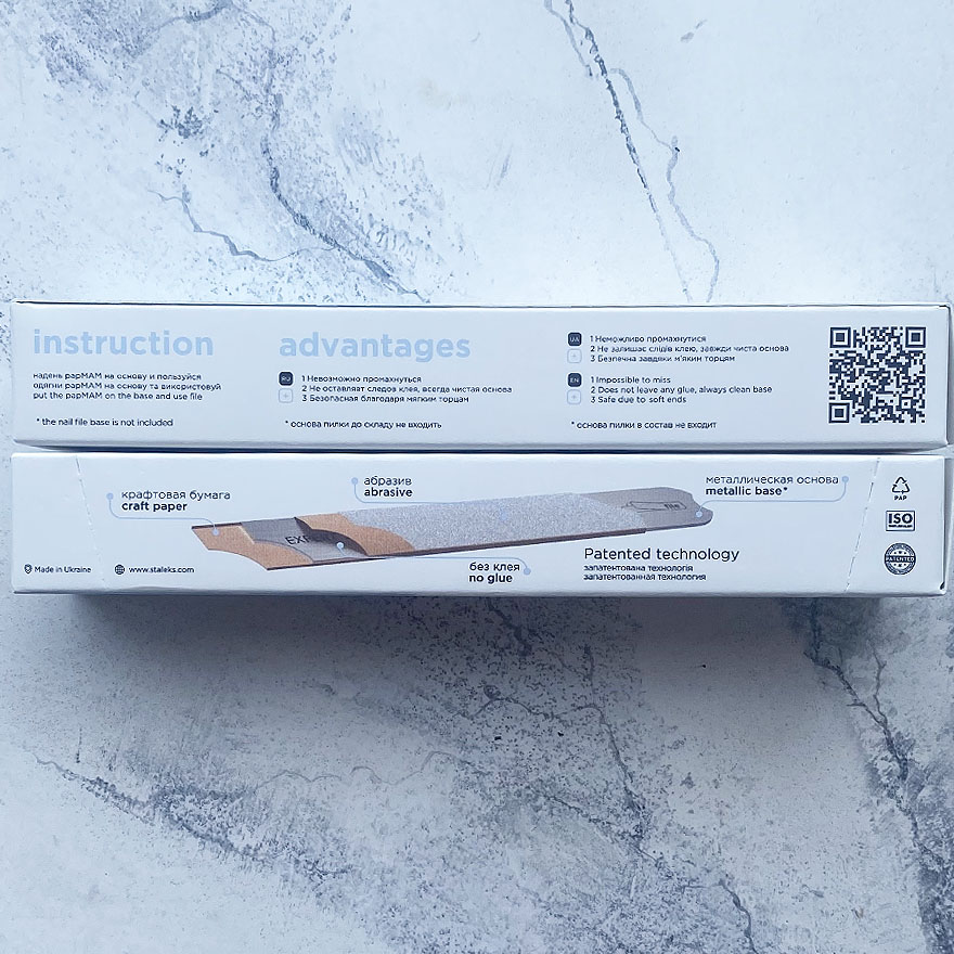Staleks Pro - Replaceable files white papmAm for straight saw EXPERT 22 100 grit (50 pcs)