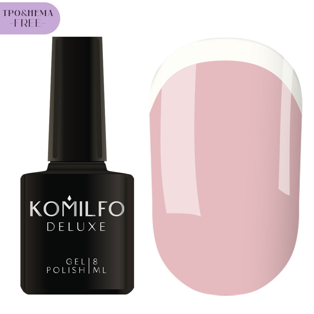 Gel varnish Komilfo DeLuxe Termo C003 (light brown, when heated - bright light green), 8 ml