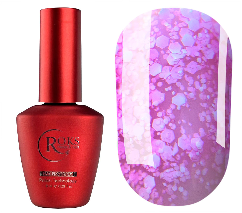 Roks Base for nails Rubber Base French, Geometric Base No. 101, 8 ml