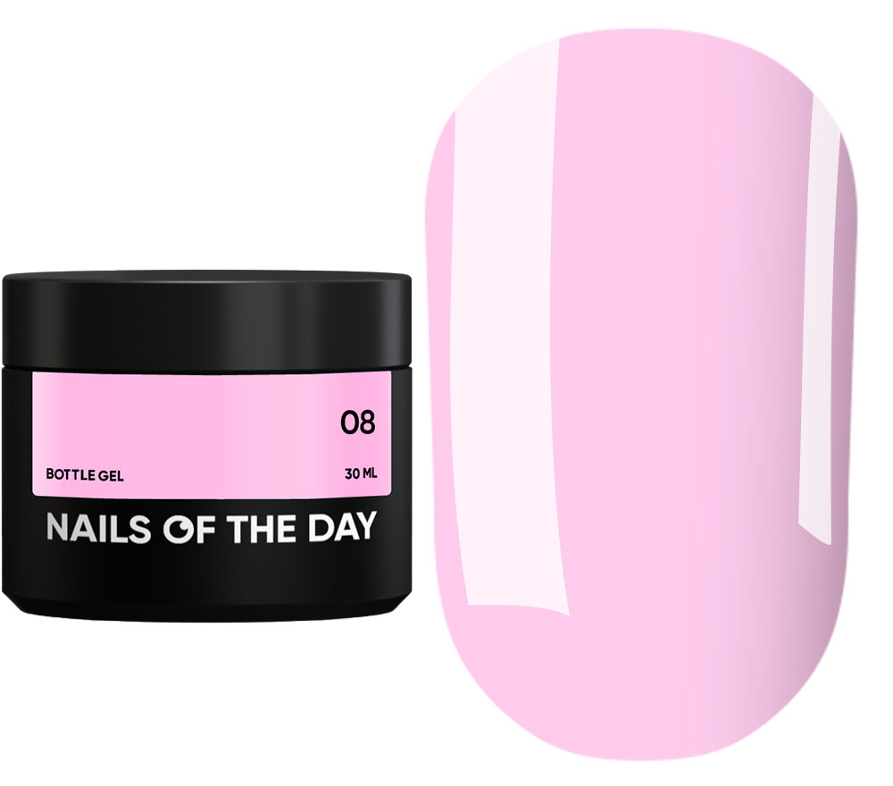 Nails Of The Day Bottle Gel №08 (ніжно-рожевий), 30 мл Nails Of The Day Bottle Gel №08 (ніжно-рожевий), 30 мл