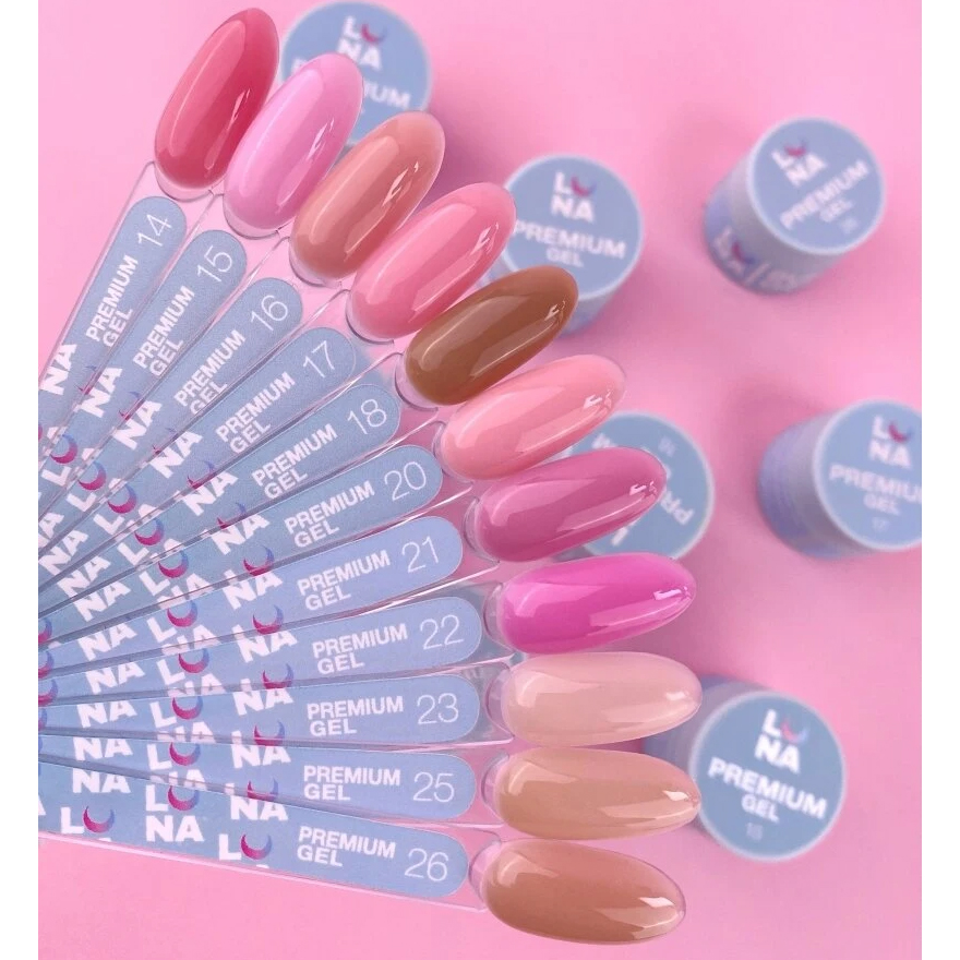LUNA Гель для наращивания Gel Premium №23, 30 мл
