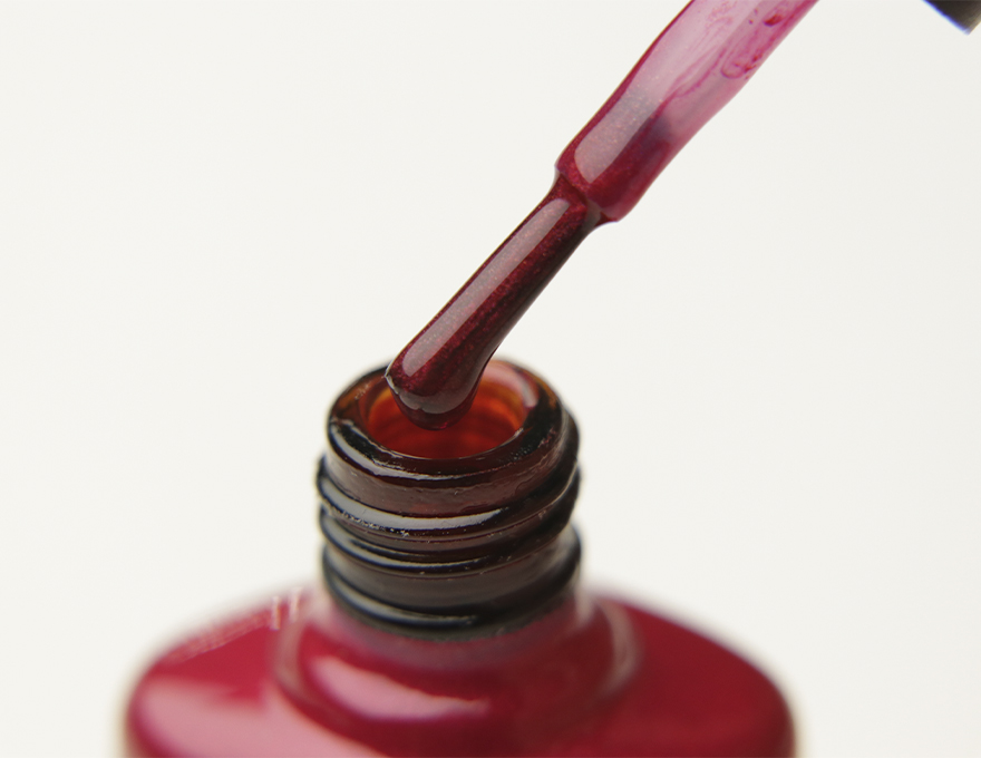 CND Гель-лак для нігтів Shellac Red Baroness (бургунд перламутровий), 7,3 мл