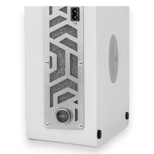 ÜLKA X2F Premium Маникюрная вытяжка из Хеппа фильтром, белая, металлическая решетка