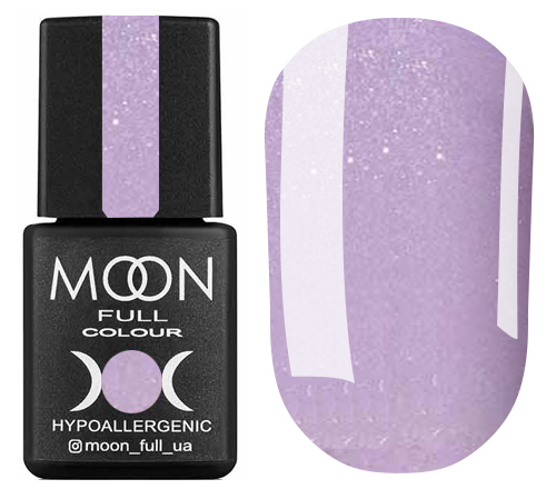 Gel varnish MOON FULL color Gel polish No. 304 (light lilac with shimmer), 8 ml