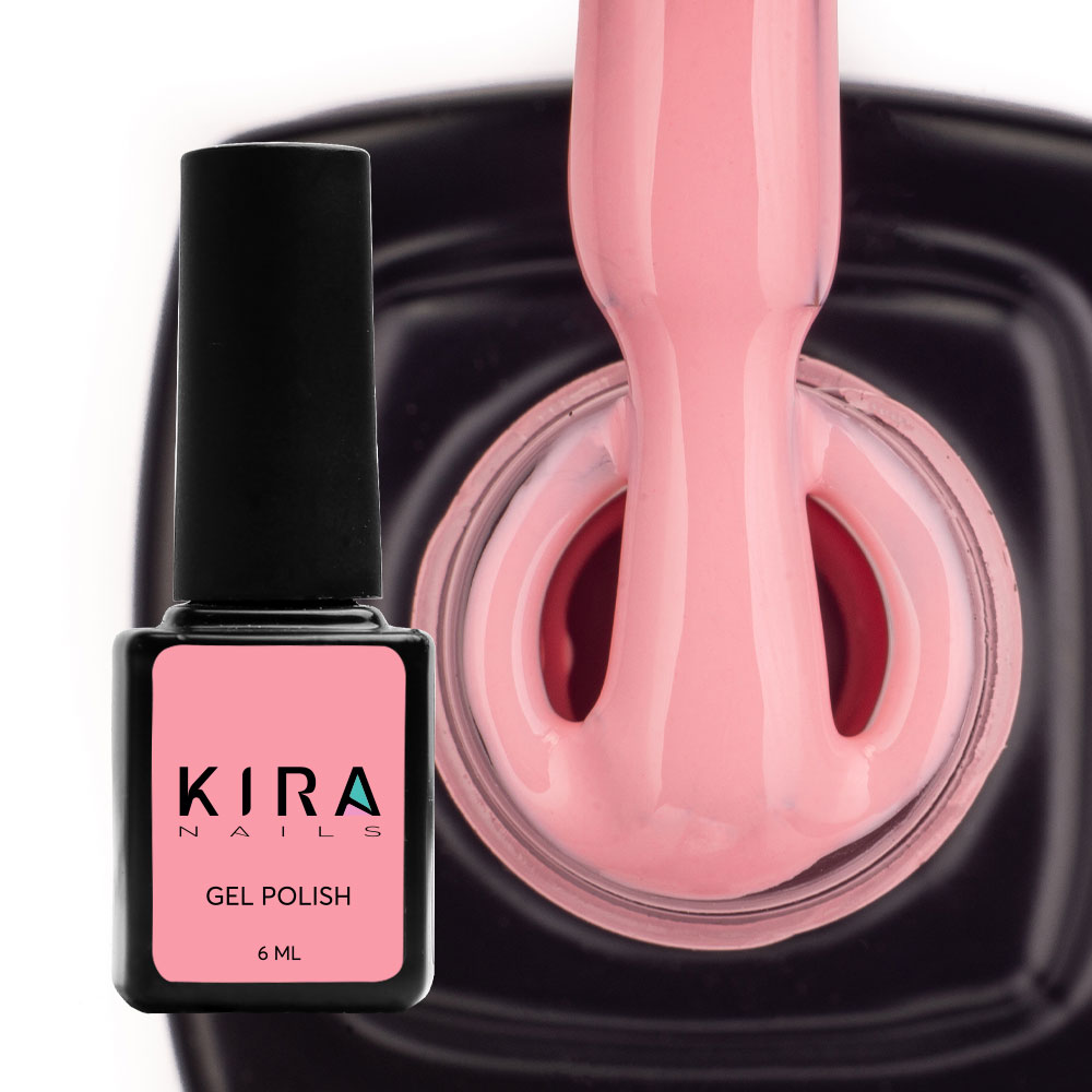 Гель-лак Kira Nails №049 (світлий, рожево-персиковий, емаль), 6 мл
