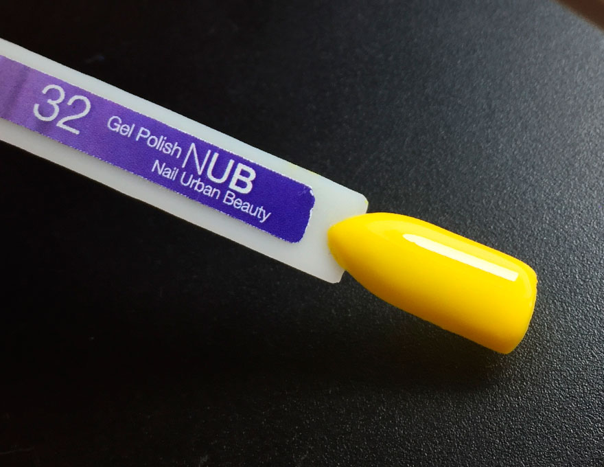 Гель-лак NUB 032 Yellow Taxi (желтый, эмаль), 8 мл Гель-лак NUB 032 Yellow Taxi (желтый, эмаль), 8 мл