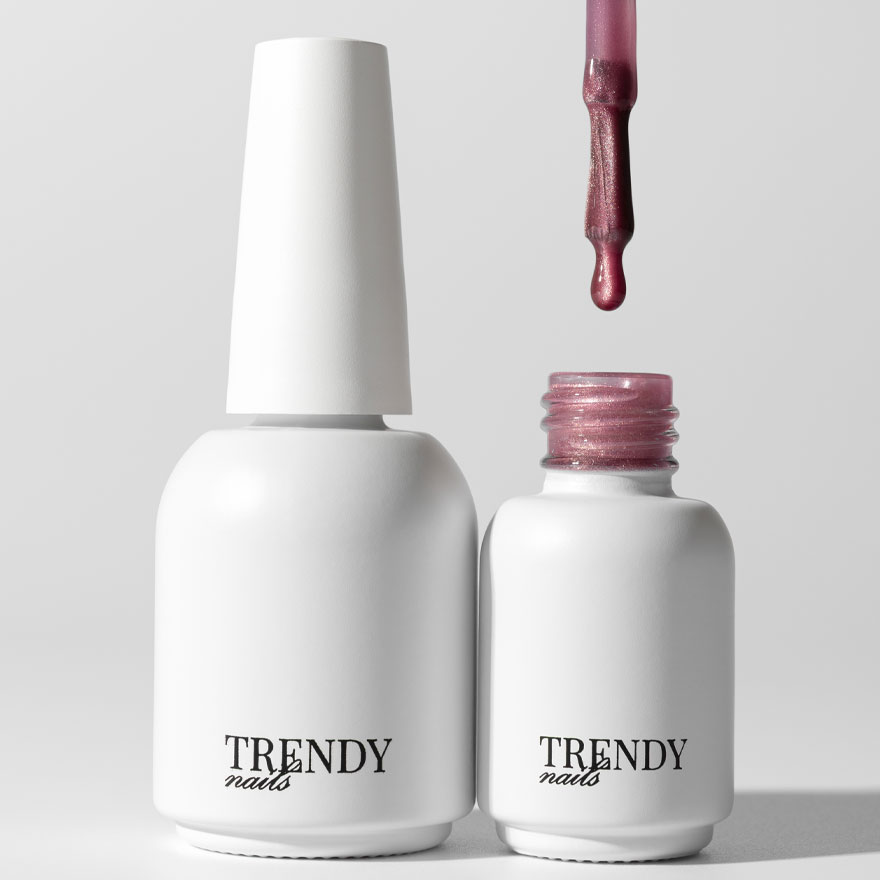 Trendy Nails Гель-лак Gel Polish Cat Eye's Gummy Bear "Berry Teddy", 5 мл