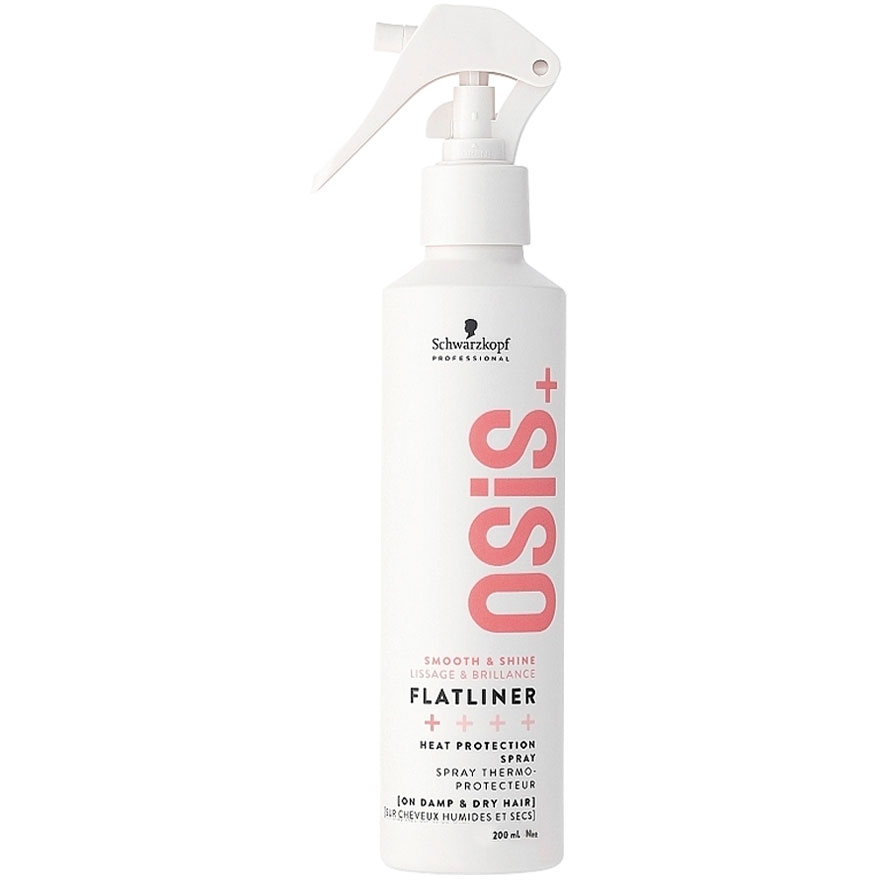 Schwarzkopf OSIS + Flatliner - heat protection hair spray, 200 ml