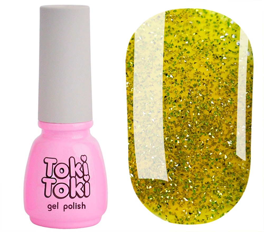 Toki Toki Gel polish for nails Glitz GZ05, 5 ml