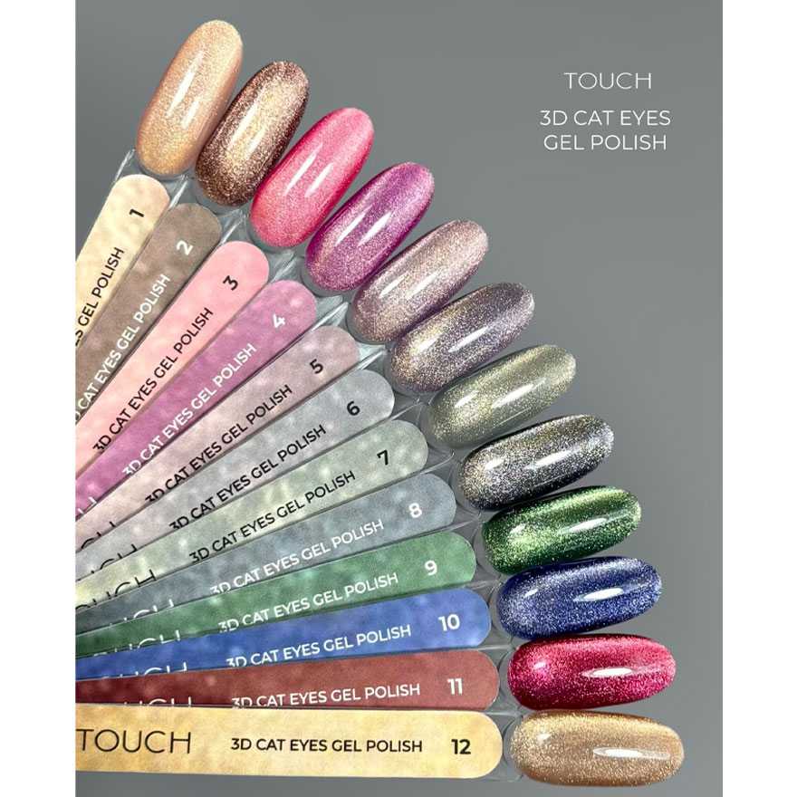 Touch Гель-лак 3D Cat Eyes 01, 9 мл