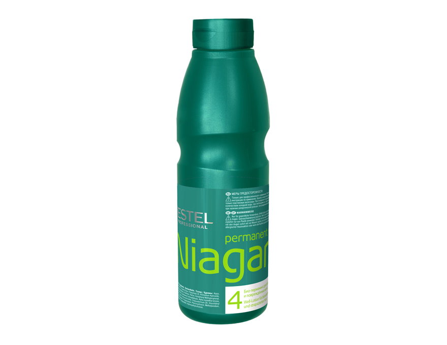 Bio-permanent Estel Niagara No. 4 for bleached and damaged hair, 500 ml