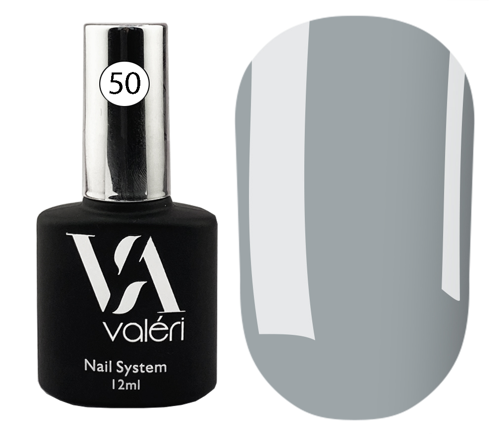 Valeri База для ногтей Color Base 050 (насыщенный серый), 12 мл Valeri База для ногтей Color Base 050 (насыщенный серый), 12 мл