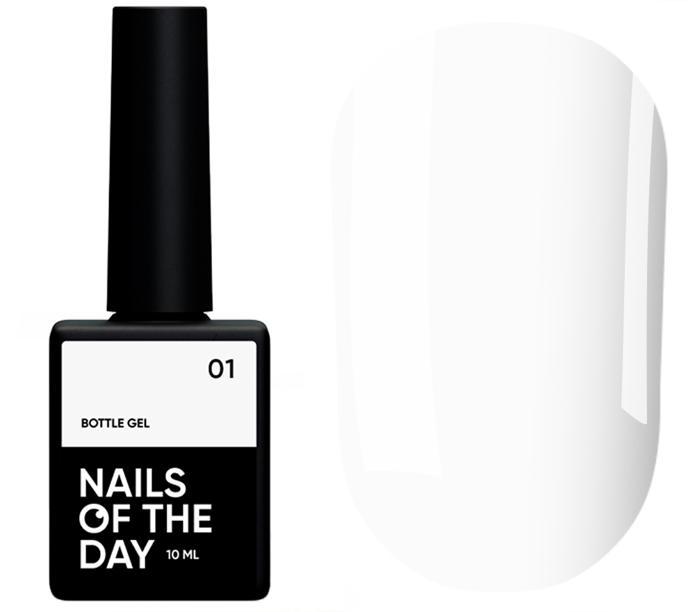 Nails Of The Day Nail Bottle Gel No. 01, 10 ml