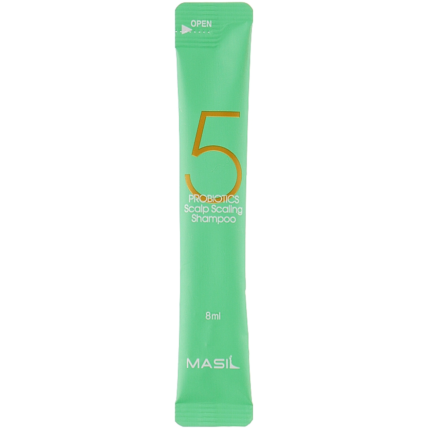 Masil 5 Probiotics Scap Scaling Shampoo - deep cleansing shampoo for hair with probiotics, 8 ml