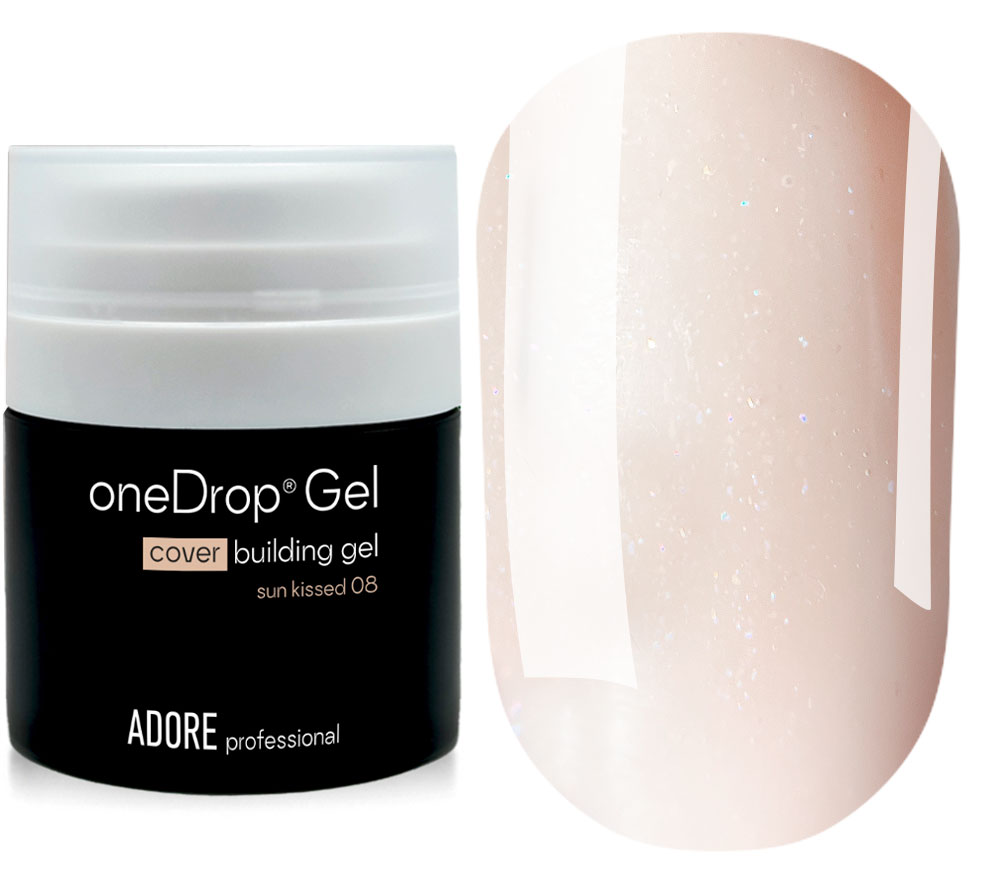 ADORE Гель для нарощування One Drop Gel №08, 30 мл (з вакуумною помпою)