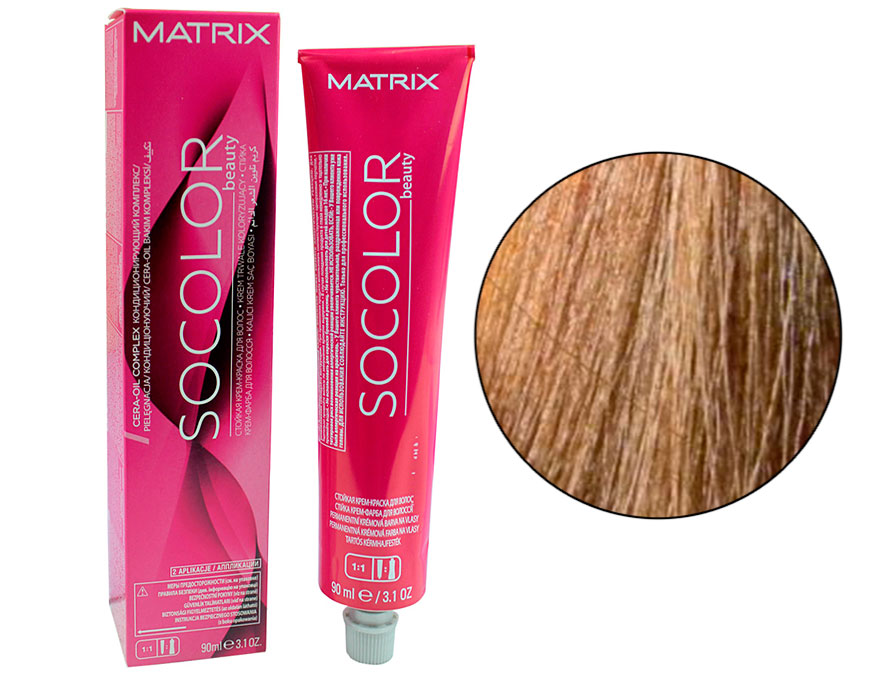 Cream-hair dye Matrix So Color 7BC (7.54) brown-copper blond, 90 ml