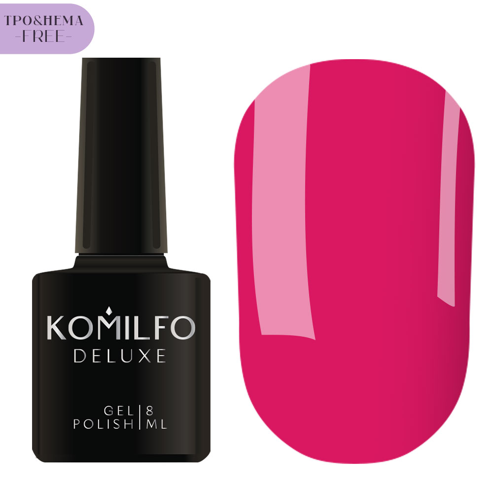 Gel varnish Komilfo DeLuxe Termo C003 (light brown, when heated - bright light green), 8 ml