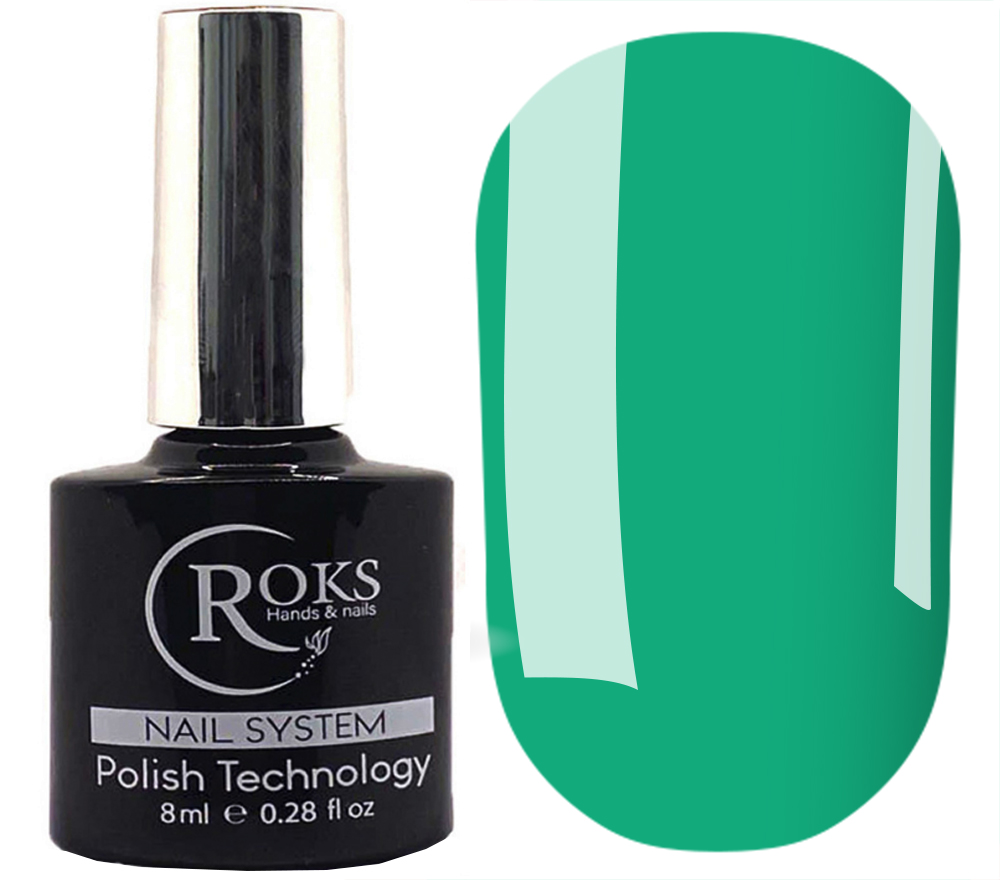 Rubber base French Roks №073 Color Base (яркий зеленый), 8 мл Rubber base French Roks №073 Color Base (яркий зеленый), 8 мл