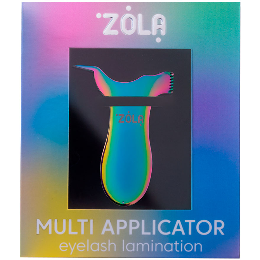 ZOLA Аплікатор багатофункціональний металевий - Райдужний ZOLA Аплікатор багатофункціональний металевий - Райдужний