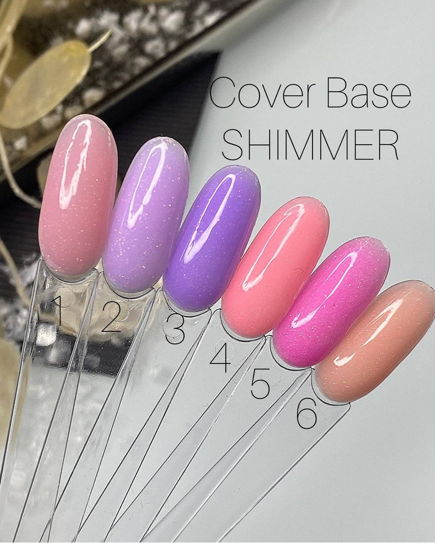 SAGA professional Shimmer Base New 2 (light lilac with shimmer), 15 ml