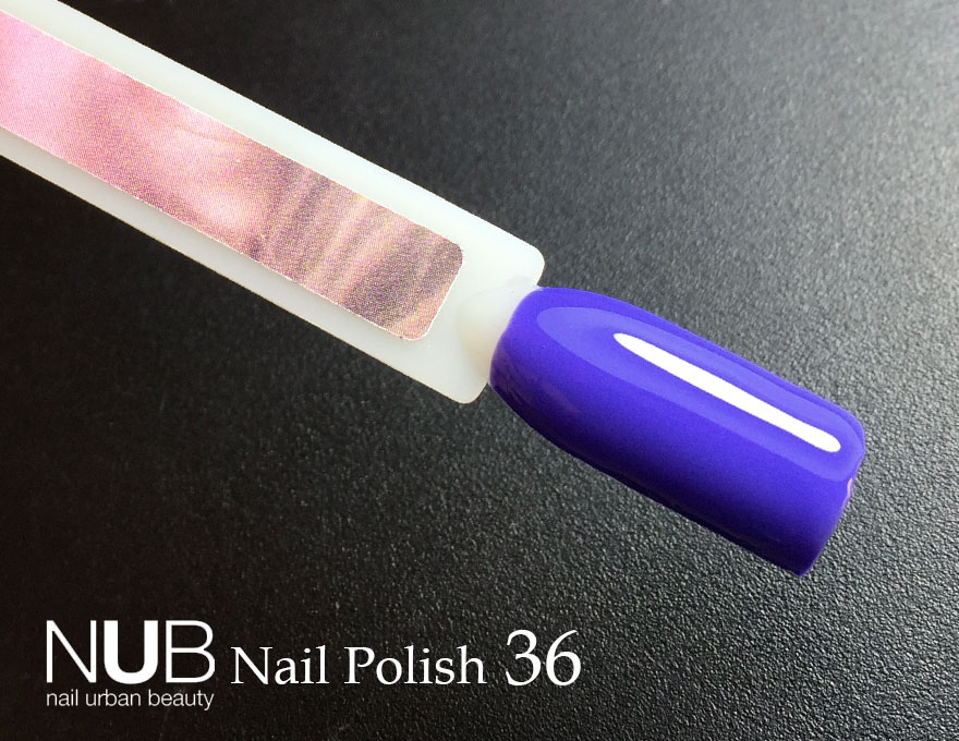 Nail polish NUB 036 Deep Truth (muted blue, enamel), 14 ml